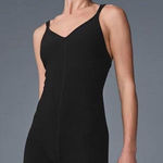 Alo Yoga  Suns Out Romper Size Large in Black Photo 0