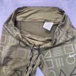 Nike  Dri-Fit Olive Geometric Print Leggings Women's Medium High Rise‎ Activewear Photo 5