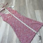 VRG GRL Dress marled knit halter mini womens Pink (small) summer vacation party Photo 5