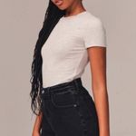 Abercrombie & Fitch Abercrombie Black The 90’s Relaxed High Rise Cut Offs Photo 6