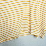 Madewell 3XL Yellow Gold Striped V-Neck T-Shirt Short Sleeve Eco-Friendly Photo 5