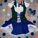 Vintage Oktoberfest Dress Costume Green Photo 0