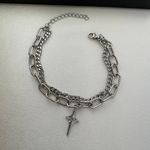 Adjustable Layered Star Bracelet for Men Women,Streerwear Hip Hop Unisex Style Silver Photo 2