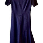 Elie Tahari #121  knit navy career dress Photo 0