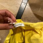 Long sleeve crop top Yellow Photo 2