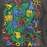 Vintage Scotland Destination Sweatshirt Black Size XL Photo 1