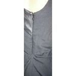 Halston Heritage New Womens NWT $475 Sleeveless Leather Black Dress 4 Designer Photo 11