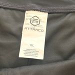 ATTRACO feminine black white girly ruched tie side High Waisted Swim Boy Shorts Size XL Photo 5