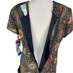 Vtg 90s Kristy Michaels 14 Petite Floral Midi Dress NWT Made in the USA Brown Photo 7