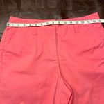 Talbots  Stretch Chino Shorts Flat Front 6" Inseam Womens 10 Pink Golf Summer‎ Photo 11