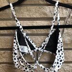 Ama bikini Triangle Bikini Top Spotted White Black small Photo 5