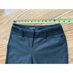 EXPRESS Editor Pants Women's 0R Gray Black Stretch Fabric Low Rise Career Office Photo 8