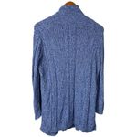 st. john's bay St. John’s Bay Blue Marled Knit Open Front Cardigan Sweater Size Large Photo 3