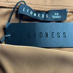 LIONESS  Shoreline Midi Skirt in Umber Xsmall New Womens Satin Photo 10