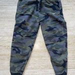 Nike Dri Fit Jogging Women Small Green Camo Tapered Sweatpants Fleece Photo 0
