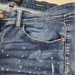 Judy Blue Jeans Boyfriend Fit Distressed Painted Stretch Light Wash Denim 20W Photo 14