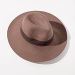 Chico's Wool Shades of Brown Felt Hat Photo 1