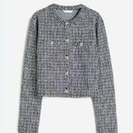 NWOT Black and White Cardigan Size M Photo 0