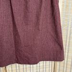 Classique Works Vintage Purple Red Tweed Wool Belted Midi Button Up Skirt Size undefined Photo 13