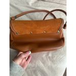 Vintage Glove Hankercheif Purse Bag Pocketbook Brown Photo 7