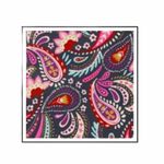 Vera Bradley Cozy Beanie, Painted Paisley, Navy Photo 3