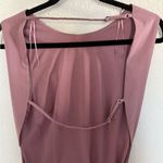 ZARA Limited Edition Backless Mauve Pink Ruched Mini Dress Medium NEW Photo 9