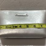 Kate Spade  little Shiloh silver cosmetic bag Photo 3