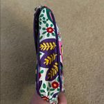 Vera Bradley Pink/Green Floral Quilted Fabric Shoulder Bag Green Photo 6