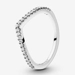 Pandora Wishbone Cubic Zarconia Ring Photo 0