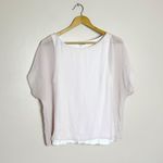 EXPRESS Pale Pink  Drapey Top Size L EUC Photo 0