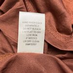 Baevely Rust Eyelet Puff Sleeve Peplum Top Women’s Size Large Orange Photo 7