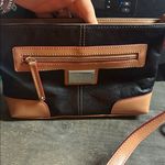 Tignanello Black and Tan leather crossbody Photo 2
