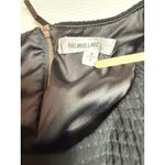 Helmut Lang  Black Textured Overlay Sleeveless Zipper Back Top Size S Photo 3