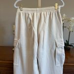 SKIMS  Boyfriend Fleece Track Jacket & Cargo Pants Set Buff Small NWT Photo 1