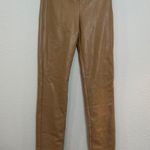 ZARA NWOT Split Hem Skinny Faux Leather Pant A103 Photo 0