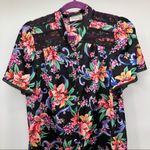 Vanity Fair Vintage  Floral Robe Sz M (one hole) Photo 2