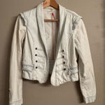 Current/Elliott CURRENT ELLIOT Military Style Denim Jacket Photo 0