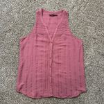 prAna  mauve pink button down sleeveless tank top size S Photo 4
