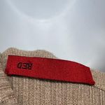 Buckle Red by Striped Long Sleeve Open Front Draped Knit Cardigan Sweater Top Photo 5