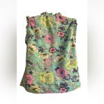EsQualo Floral Sleeveless Tie
Resort Island Green Pink Women's Top Sz 4 Photo 1
