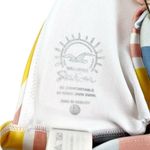 Hollister Yellow Blue Multi Striped Bikini Top Size Large Photo 3