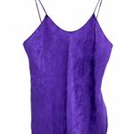 Undercover Wear MEDIUM American VINTAGE 70s Purple Floral Teddy Lingerie Slip Photo 3