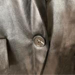 Princess Polly Women's Black faux Leather blazer Jacket M Photo 10