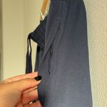 SKIMS  Cotton Jersey Wide Leg Pant in Navy, size XL Photo 3