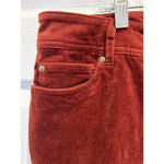 Cato Est.1946 Contemporary Red Brown Burnt Orange Corduroy Pants Size 14 Photo 3