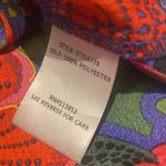 Sugar Lips  Silky Blouse Long Balloon Sleeve Twist Collar Keyhole Opening Bold XS Photo 6