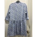 Tuckernuck Blue Floral Classic Ditsy Bluebell Calico Shirt Dress Sz M Photo 7