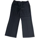 Ann Taylor  Petite Black and White Pinstripe Ann Fit Dress Pants Photo 1