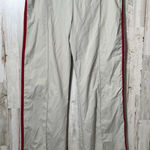 EXPRESS Vintage Y2k  Cream‎ Red Stripe Sweat Pants Wide Leg Womens Medium Photo 0