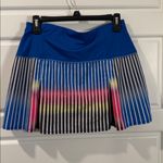 Lucky in Love Women's Neon Long Glow Skirt medium Blue Photo 9